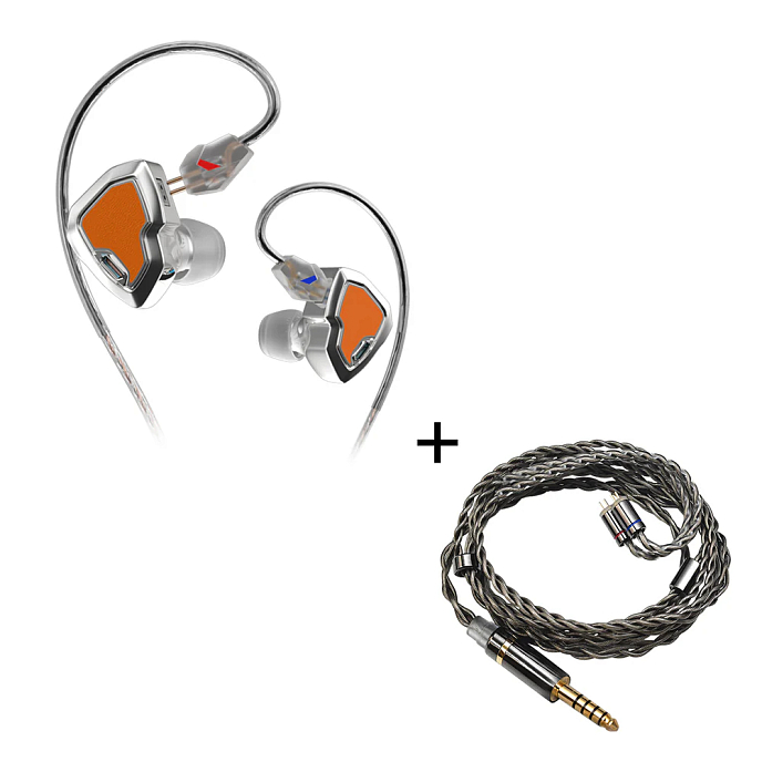 Наушники внутриканальные Hidizs MS2 Pro 4.4mm Orange - рис.2