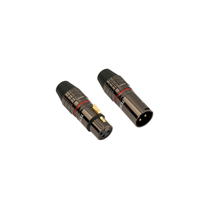 Разъём Tchernov Cable XLR Plug Standard NG male/female Pair Red - рис.0