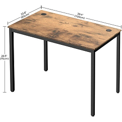 Компьютерный стол EUREKA ERK-CD-039VP Vintage Brown