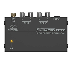 Фонокорректор Behringer MicroPhono PP400 Black