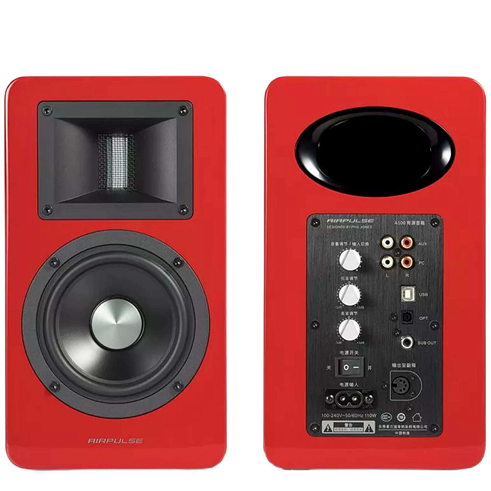 Полочная акустика Edifier AirPulse A100 Red - рис.1