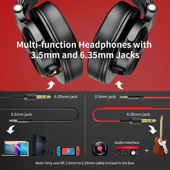 Наушники полноразмерные OneOdio A71 Silver - рис.4