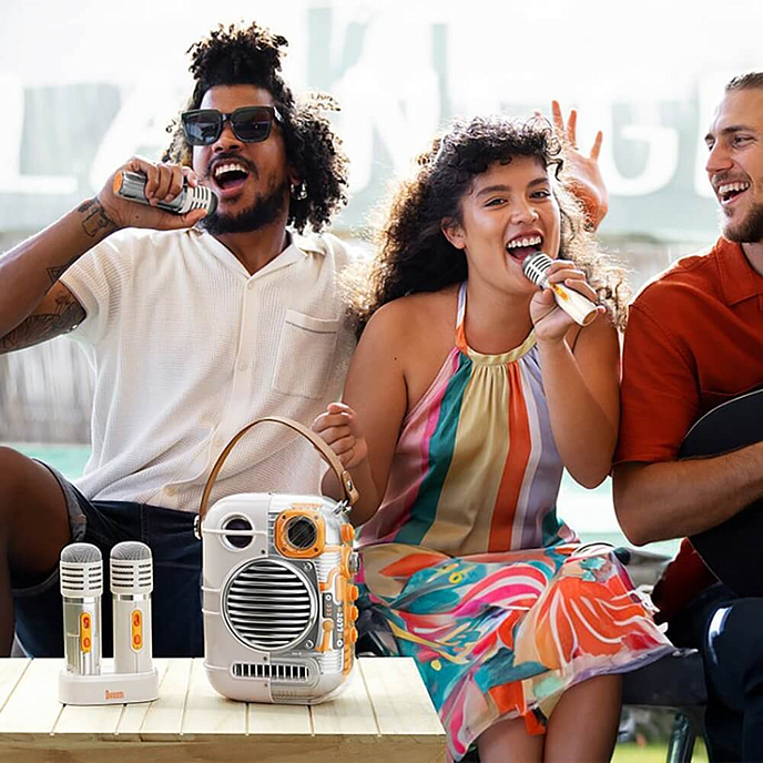 Портативная колонка Divoom Spark Pro Beige - рис.5