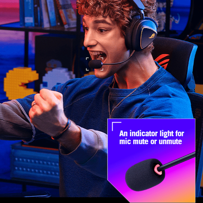 Игровая гарнитура Asus A701 ROG Delta II Black - рис.19