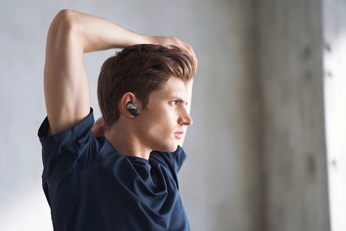 Наушники Sony WF-SP700N Black - рис.10