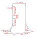 Подставка для мониторов Uniteki ST003NW White - рис.2