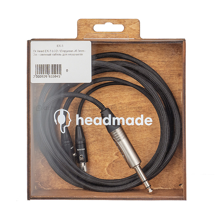 Купить кабель HeadMade EX-3 Audeze LCD, Meze Empyrean 6.3mm 4m по цене ...