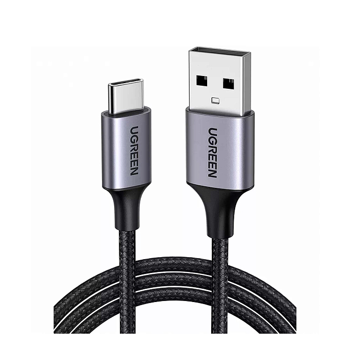 Кабель UGREEN US288 USB-A - USB-C Cable 1m Black - рис.0
