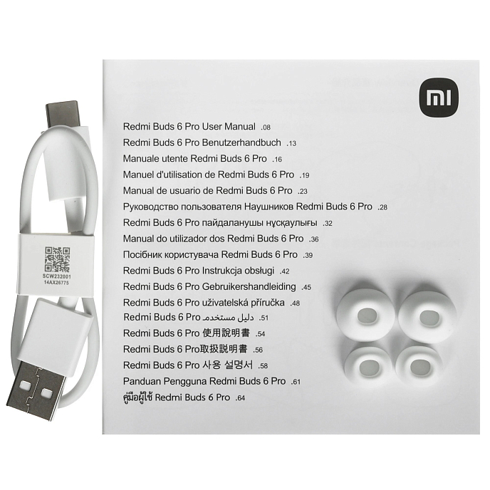 Беспроводные наушники Xiaomi Redmi Buds 6 Pro Glacier White - рис.16
