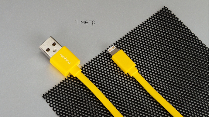 Кабель Rombica Digital MR-01 Lightning Yellow - рис.3