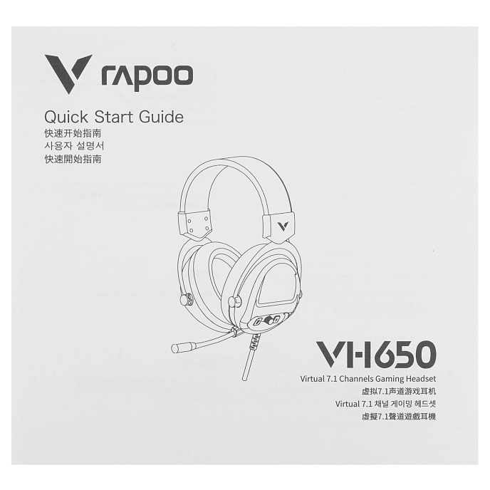 Наушники полноразмерные Rapoo VH650 Black - рис.12