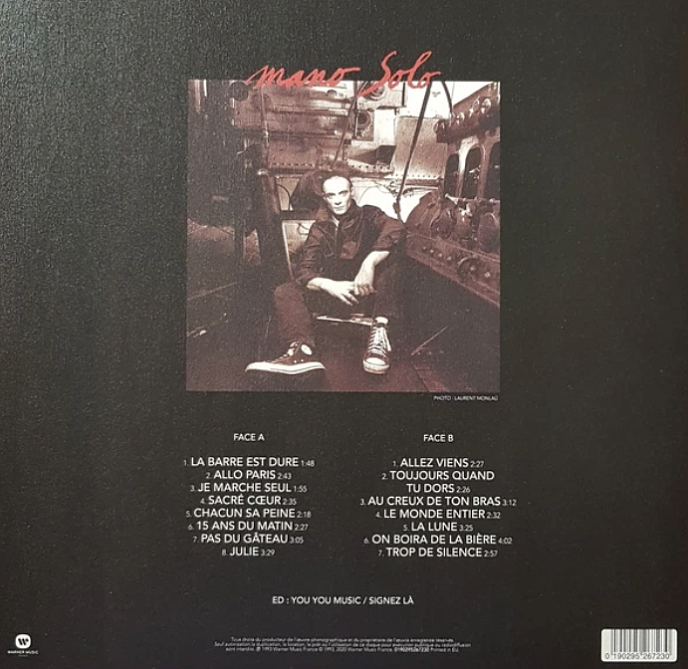 Виниловая пластинка Mano Solo - La Marmaille Nue LP - рис.1