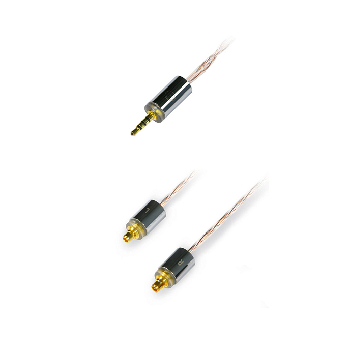 Кабель OEAudio 2DualCDC 2.5mm - MMCX Transparent - рис.0
