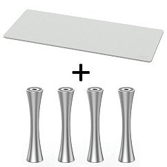 Стол ddHiFi HS650 + SR85 x 4 Warm Gray/Silver