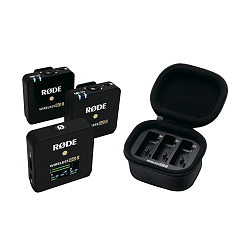 Микрофон беспроводной RODE Wireless GO II + Charging Case Black
