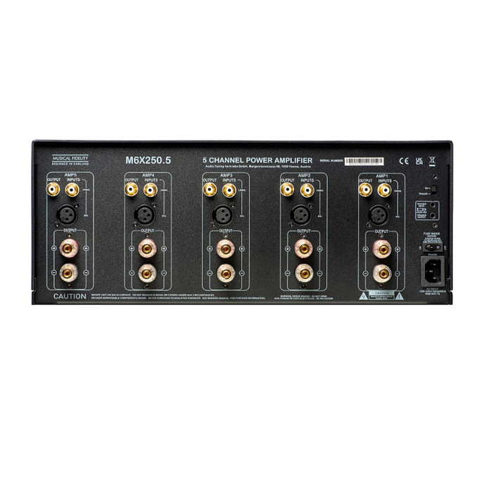 Усилитель мощности Musical Fidelity M6X 250.5 Black - рис.1