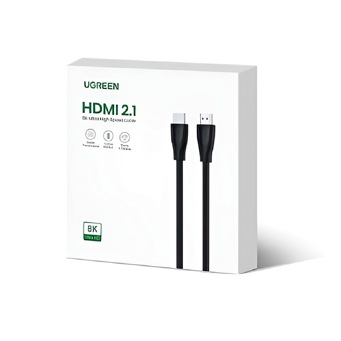 Кабель Ugreen HD140 HDMI 2.1 - 8K Braided Black 2m - рис.7
