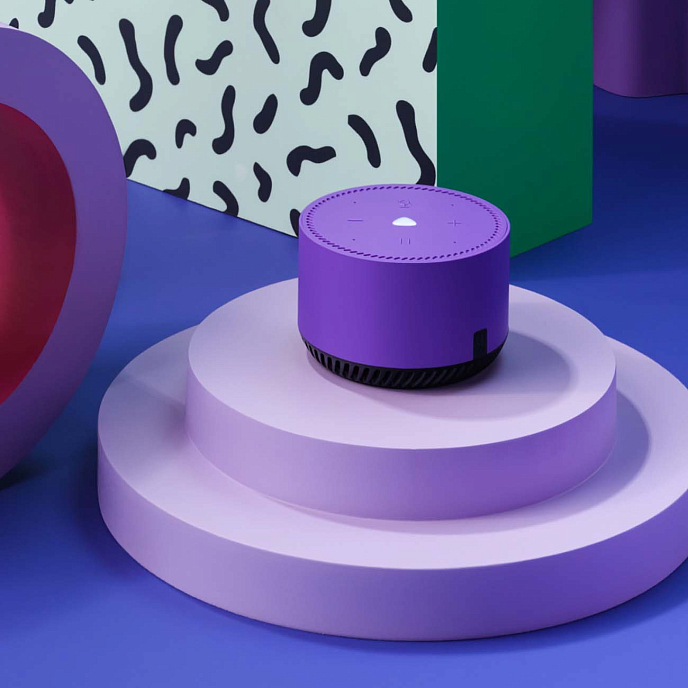 Умная колонка Яндекс Станция Лайт Purple - рис.6