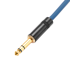 Кабель HeadMade Pro XLR-M - 6.3mm stereo Blue 2m