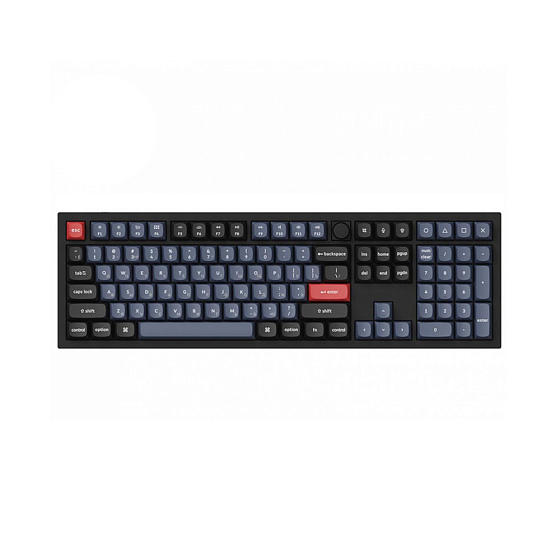 Клавиатура Keychron Q6-M1 RGB Red Switch Gateron G Black - рис.0