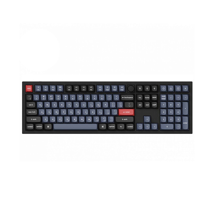 Клавиатура Keychron Q6-M1 RGB Red Switch Gateron G Black - рис.0