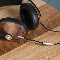 Кабель Meze Mono Standard 3.5mm with Mic Black Silver 1.2m
