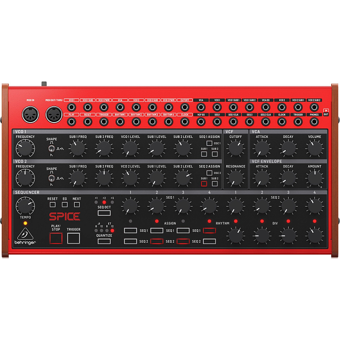 Синтезатор Behringer Spice Black Red - рис.2