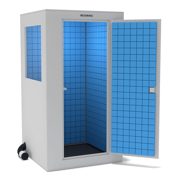 Акустическая кабина IzoRoom Standard with window Steel Blue - рис.0