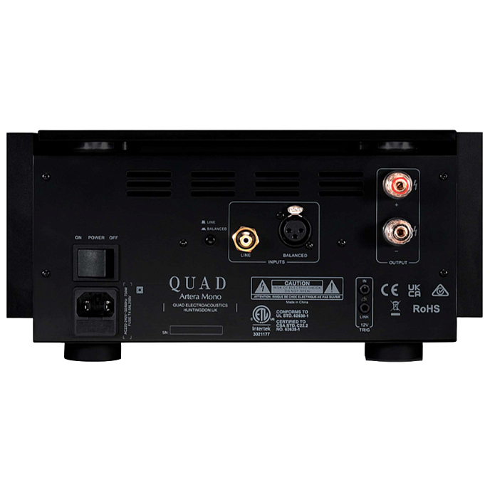 Усилитель мощности Quad Artera Mono Aluminium Black - рис.2