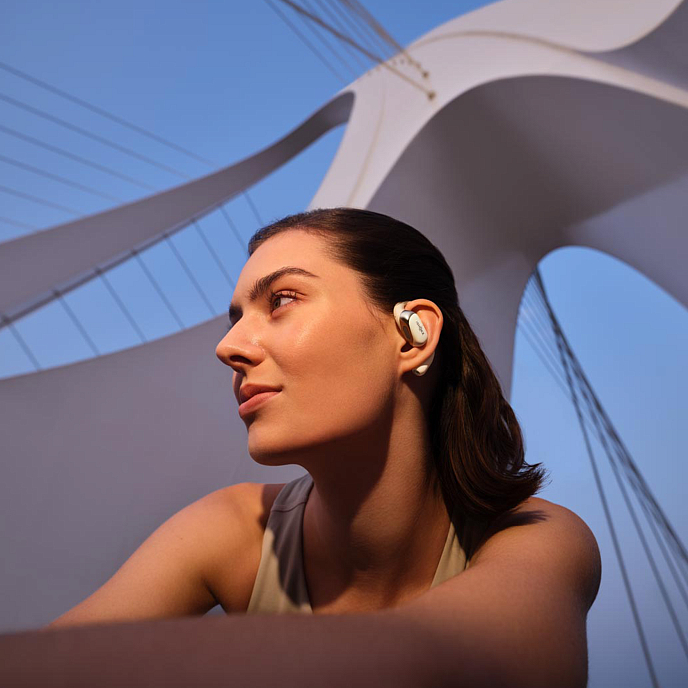 Наушники накладные Shokz OpenFit 2+ Beige - рис.2