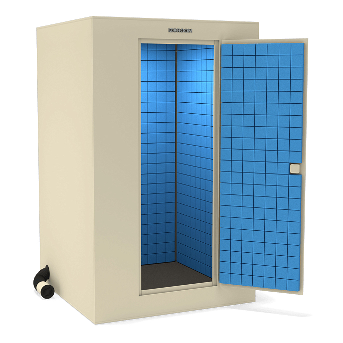 Акустическая кабина IzoRoom Standard Plus without window Beige Blue - рис.0