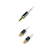 Кабель OEAudio 2DualCDC 3.5mm - CIEМ Transparent - рис.0