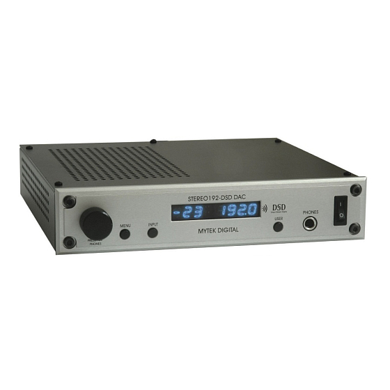 ЦАП Mytek Digital Stereo192-DSD DAC Silver Preamp Version - рис.0