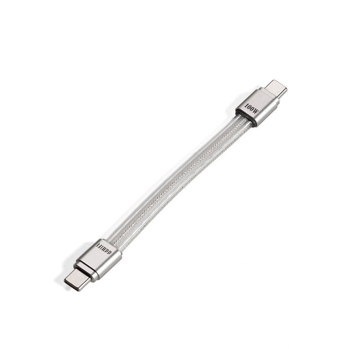 Кабель ddHiFi MD19S Silver USB-C - USB-C 100W 8cm - рис.2