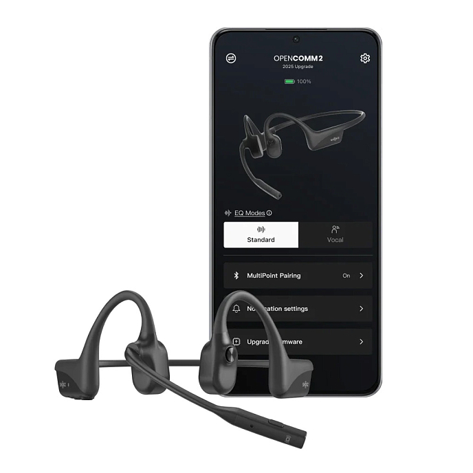 Shokz OpenComm2 2025 Upgrade Stereo Black - рис.8