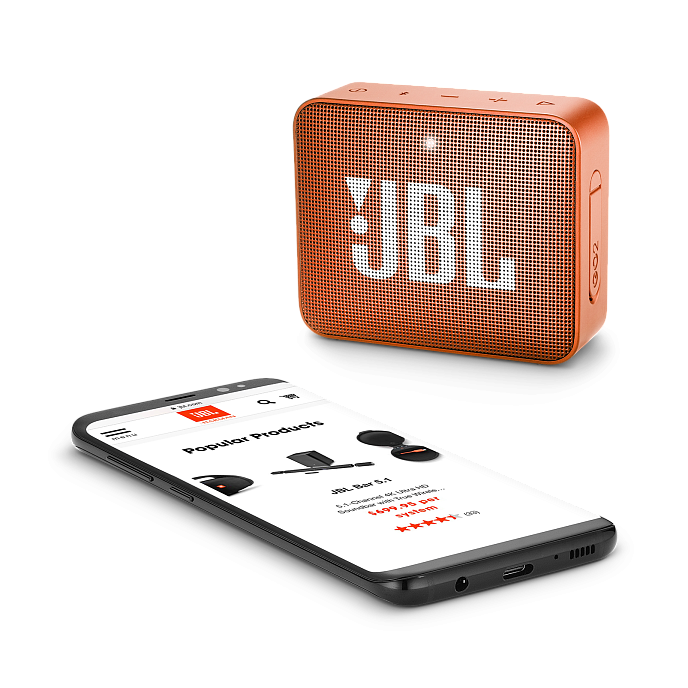 Портативная колонка JBL GO 2 Orange - рис.4