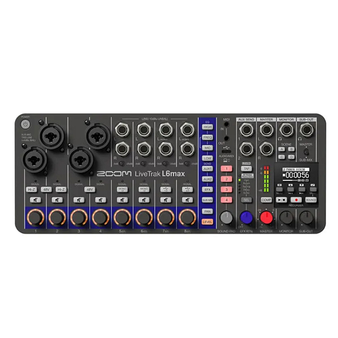 Микшерный пульт Zoom L6max LiveTrak Black - рис.1