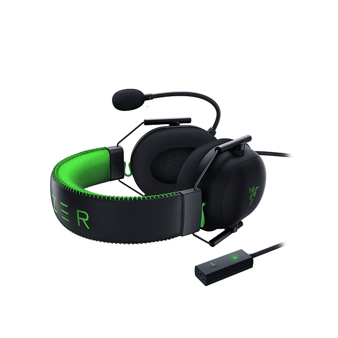 Игровая гарнитура Razer Blackshark V2 Special Edition + USB Mic Enhancer Green/Black - рис.3