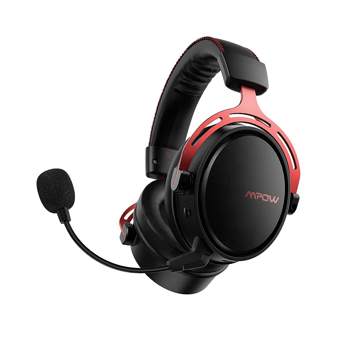 Игровая гарнитура Mpow Air 2.4Ghz Black Red - рис.1