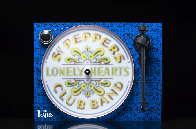 Виниловый проигрыватель Pro-Ject ESSENTIAL III OM10 SGT. PEPPER blue - рис.6