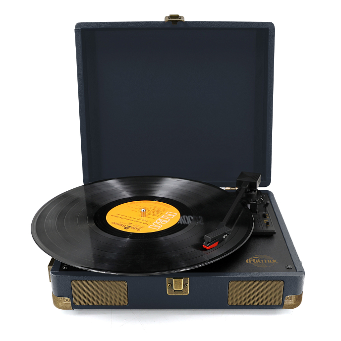 Проигрыватель винила Ritmix LP-100 Dark Blue - рис.1