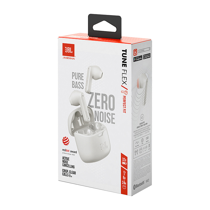 Беспроводные наушники JBL Tune FLEX White - рис.9
