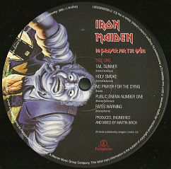 Виниловая пластинка Iron Maiden - No Prayer For The Dying