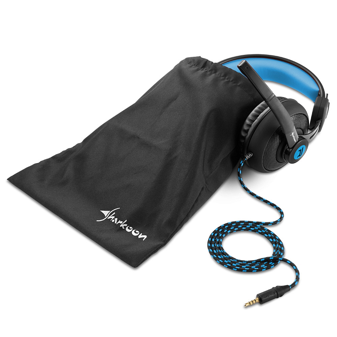 Игровая гарнитура Sharkoon Rush ER2 blue/black - рис.2