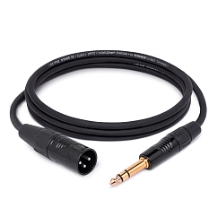 Кабель HeadMade Pro XLR-M - 6.3mm Black 1m