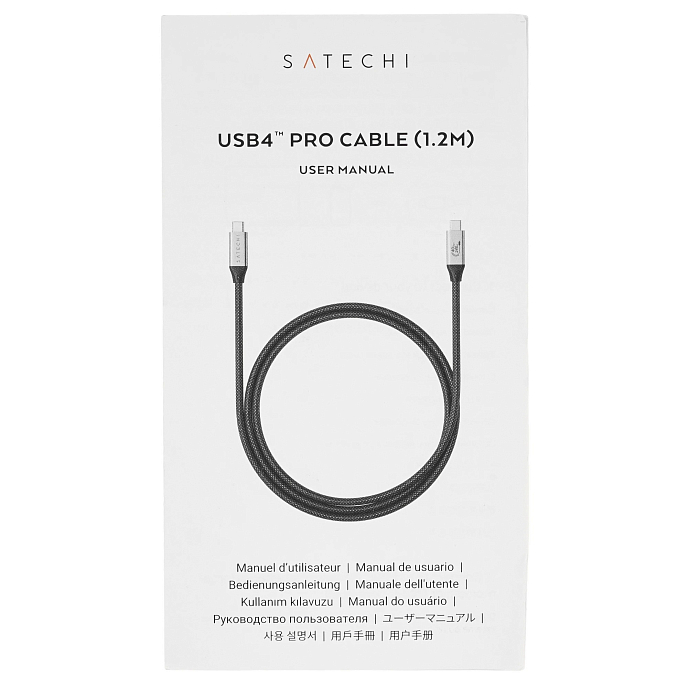 Кабель Satechi USB4 V2 Pro USB-C Black - рис.6