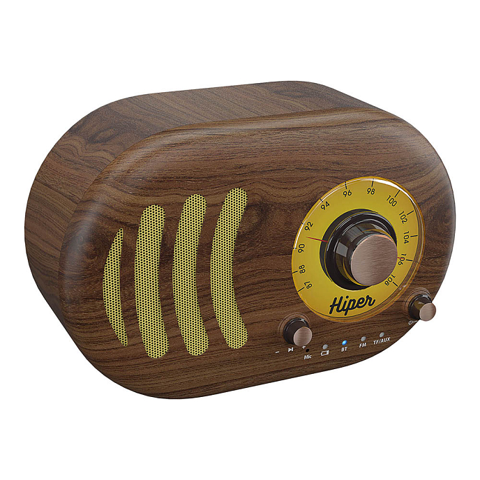 Портативная колонка Hiper RETRO S Wooden - рис.0