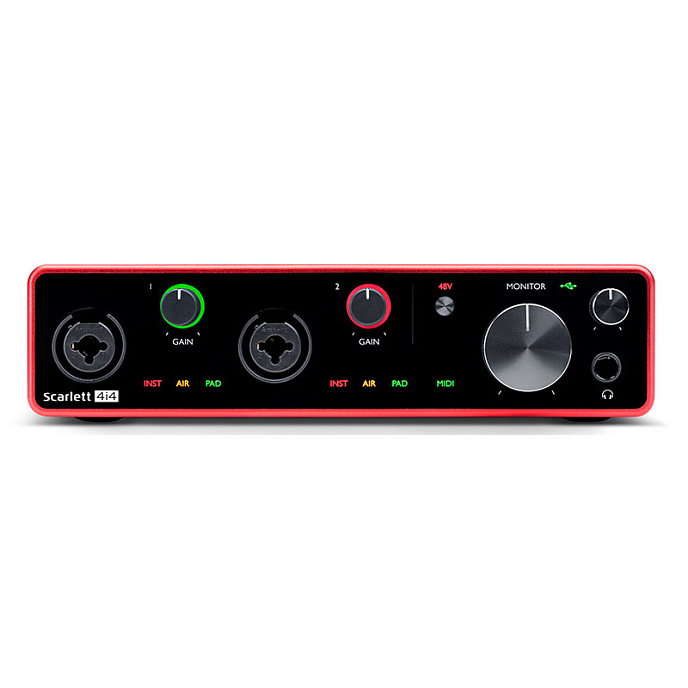 Внешняя звуковая карта FOCUSRITE Scarlett 4i4 3rd gen - рис.0