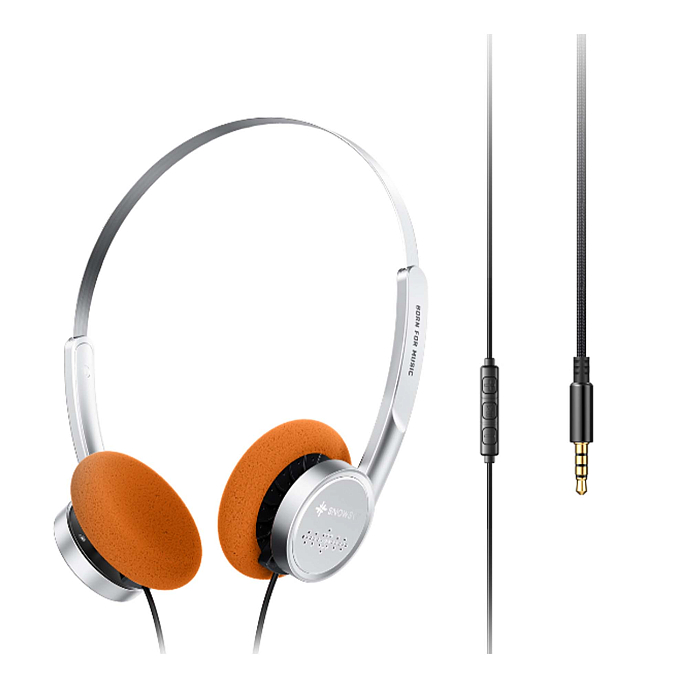 Наушники накладные FiiO Snowsky Wind (F4411W) silver проводные накладные наушники_OpenBox - рис.1