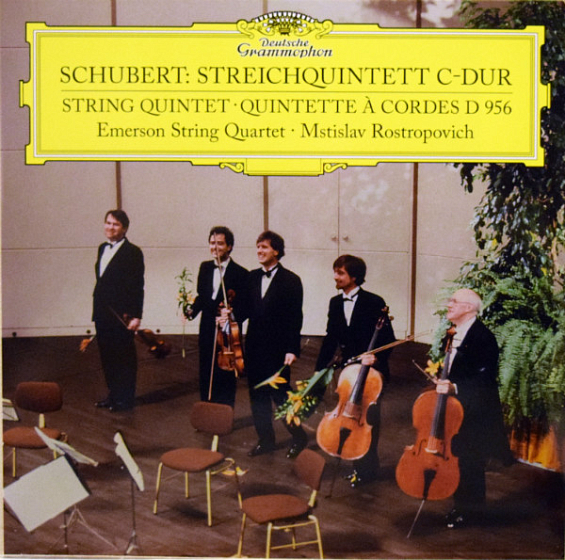 Пластинка Schubert; Emerson String Quartet; Mstislav Rostropovich - Streichquintett C-Dur - рис.0